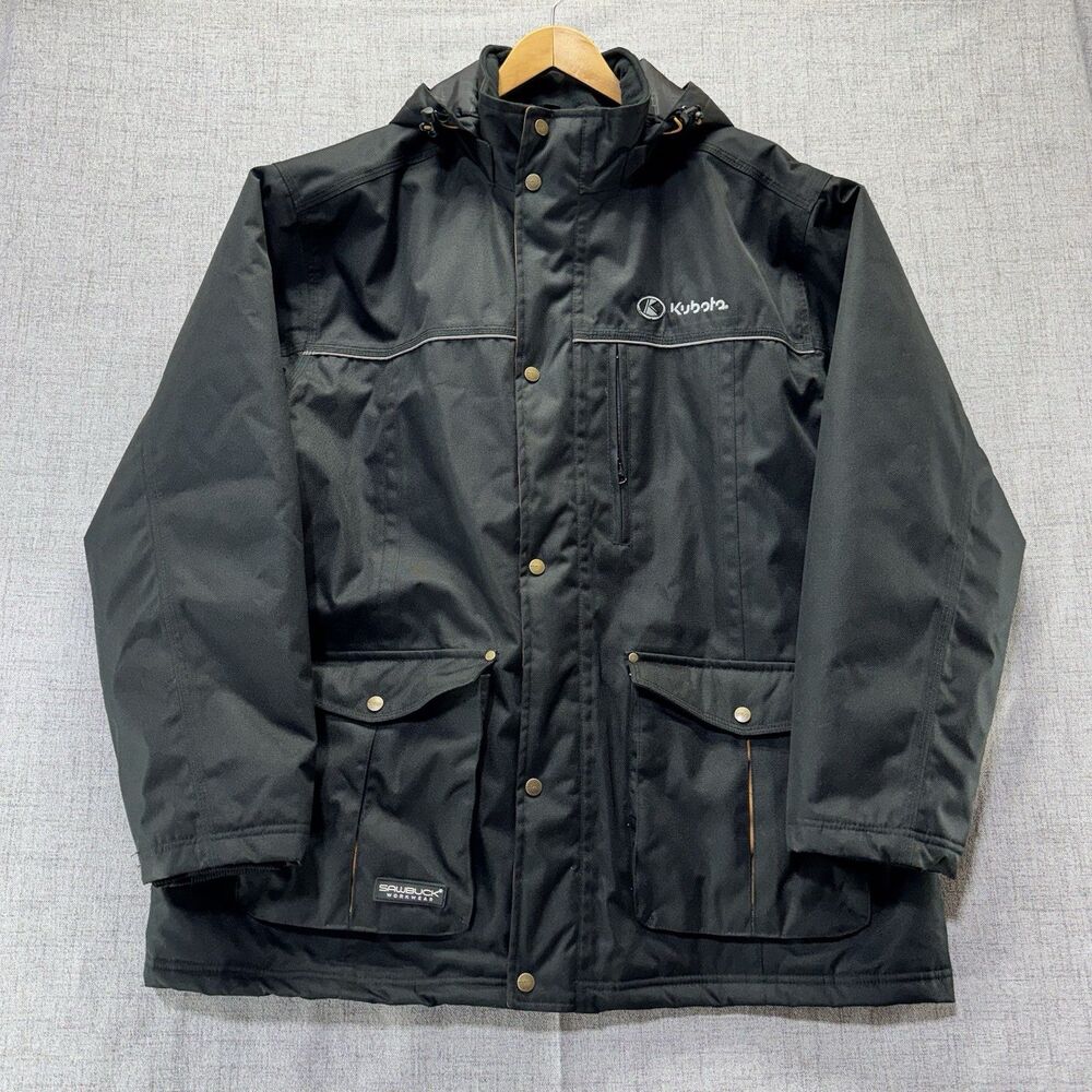 Kubota Jacket Men's Size XXL Sawbuck Workwear Choko